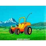 Quadro Vintage 20x30: Speed Buggy / No Gramado Japonês #novo