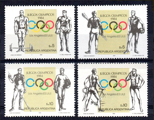 1984 Deportes- Juegos Olímpicos - Argentina ( Serie) Mint