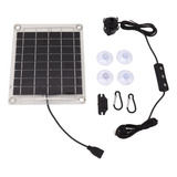 Kit De Bomba De Agua Solar Sumergible De 20 W Para Fuente, E