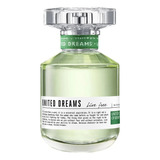 Benetton United Dreams Live Free Feminino Eau De Toilette 80 Ml