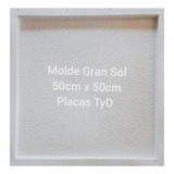 Molde Para Placas Antihumedad Gran Sol De 50cm X 50cm 