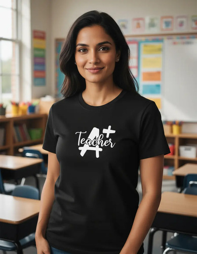 Playera Color Mt56. Maestra Maestro Regalo Escuela Colegio