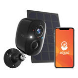 Cámara De Seguridad Solar Wifi Exterior Sirena Luz Y Audio 