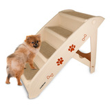 Escalera Rampa Perro Redlemon Accesorios Mascotas Rampla Color Crema