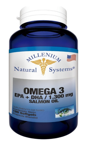Omega 3 1300 Mg X 100 Epa + Dha - Unidad a $499
