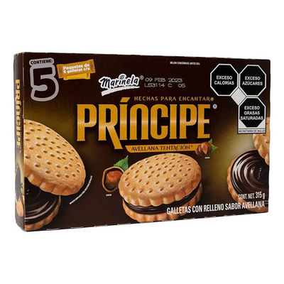 Galletas Marinela Princ Tentacion 315g | MercadoLibre