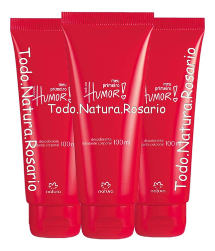 Crema Corporal Natura Humor Meu Primeiro Kit X3 Unidades