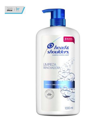 Shampoo Head And Shoulders Limpieza Renovadora Anticaspa 1lt