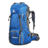 Mochila Mochilero Impermeable 60 Litros Trekking + Cobertor