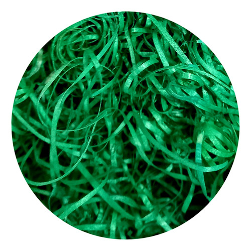 Viruta De Madera De Color Verde Por 1 Kg