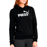 Buzo Canguro Puma Essentials Logo W C/ Capucha Casual Urbano