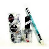 Kit  Deco Uñas, Efectos Espejo + Holo Faguer Nails. Promo