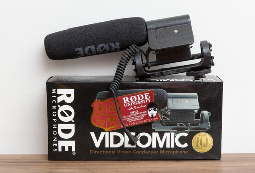 Microfone Rode Videomic Direcional Video Condensador