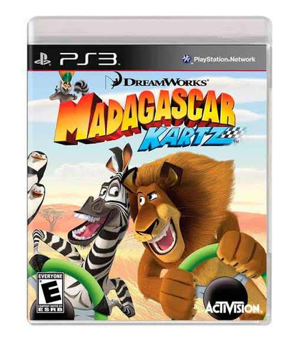 Jogo Ps3 Madagascar Kartz Físico