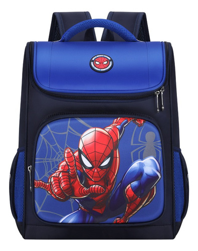 Mochila Escolar Infantil Estilo Capitán América, Para Hombre