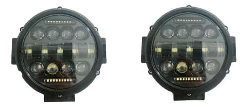 Faros Led Drl Redondo 7 Pulgadas 53w Jeep 4x4