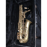 Saxofone Sax Alto Michael Dourado Em (eb) Com Case