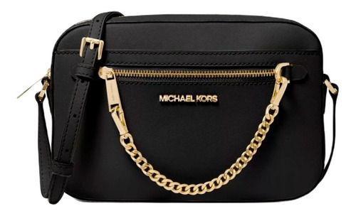 Bolsa Michael Kors Original 2021 Crossbody Negra Cadenas