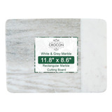 Tabla De Cortar De Mármol Gris Y Blanco Natural, Tabla De Co