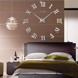 Lozmom Relojes De Pared Sin Marco 3d, Pegatinas Decorativas 