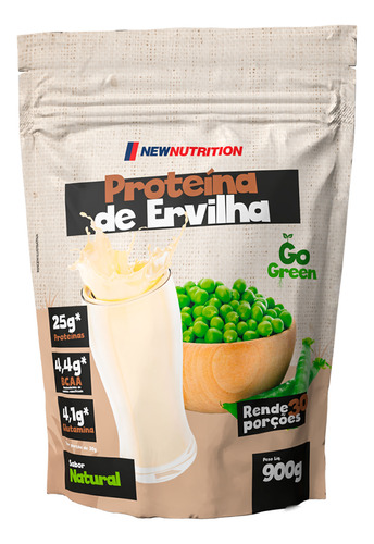 Pea Protein - Proteina Vegetal De Ervilha Isolada 900g