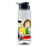 Garrafa Água Squeeze Turma Do Snoopy Plástico Bpa Free 750ml