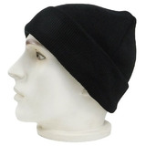 Gorro Touca Lisa Adulto Frio Outono/inverno Lã Gorro Preta