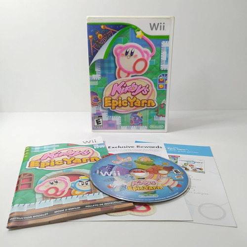 Kirby's Epic Yarn Wii Original