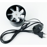 Exaustor 100mm 110v Churrasqueira Grow Turbo Dimmer Cultivo 