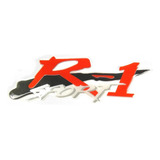 Emblema Adesivo Resinado Moto Yamaha R1 Sport 5x16 Cms