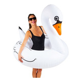 Big Mouth - Cisne Blanco Gigante, Flotador Para Piscina