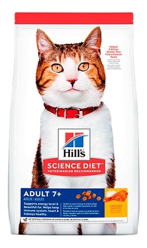 Hills  Gato Adulto +7 (pollo) 1.8kg