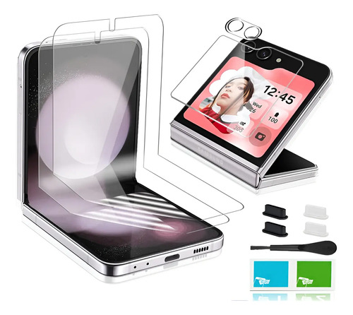 4mica Hydrogel+2mica Cámara+clean Para Samsung Z Flip | MercadoLibre
