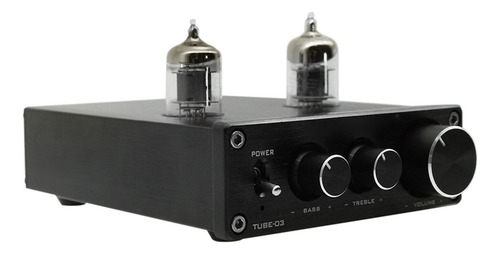 Tube-03 Mini Pré-amplificador De Áudio Hifi Tubo De Vácuo 6k