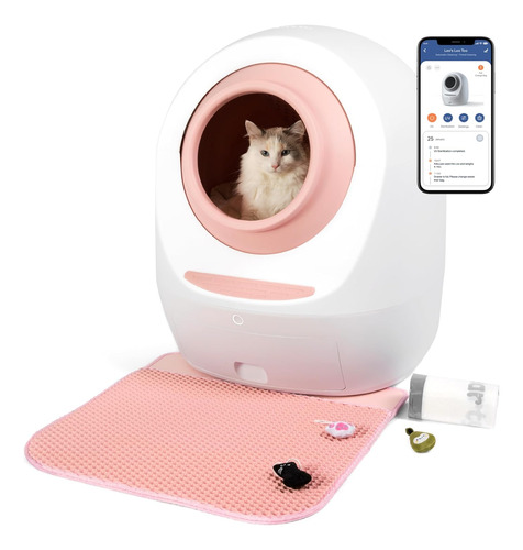 Caja De Arena Automática Para Gatos Autolimpiante Smarty Pea