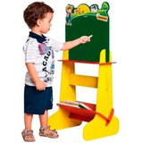 Quadro Lousa Escolar Branco E Verde - Infantil Lousinha 