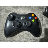 Control Original Negro De Xbox 360 Inalámbrico