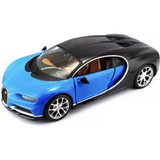 Maisto Bugatti Chiron Blue 1/24 Model Fundido A Troquel [u]