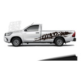 Calco Toyota Hilux Cabina Simple 2016 - 2020 Paint Juego