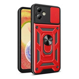 Funda Armor Ring Para Motorola G84 + Hidrogel Opaco Devia