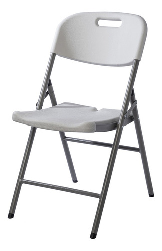 Silla Plegable Metal Reforzada Ideal Hogar Camping Y Eventos