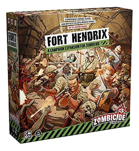 Zombicide 2ª Edición Fort Hendrix - Expansión Del Juego .