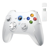 Controle Joystick Sem Fio Gamepad Pc Nintendo Switch Ps3 Top Cor Branco