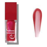 Elf Jelly Pop Glow Reviver Lip Oil Gloss Aroma Sandia Acabado Glitter Color Fucsia