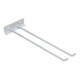 Suporte Para Vassouras De Parede Aço Carbono Branco 30cm