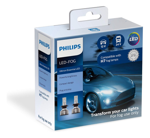 Bombillas De Luz Philips, Led-fog, 6500k, Para 12v O 24v