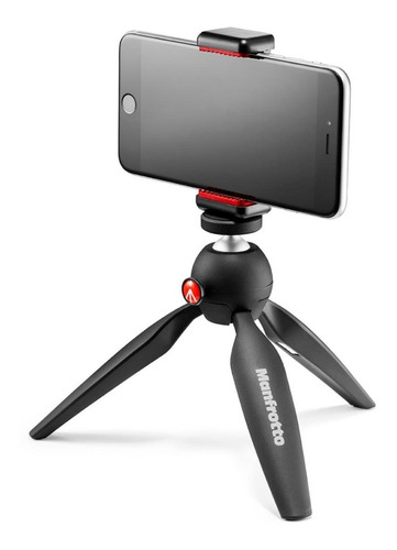 Trípode Manfrotto Pixi + Adaptador Smart Clamp P/ Celular 