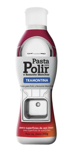 Polidor De Inox Tramontina Remove Tira Manchas Pasta 200g