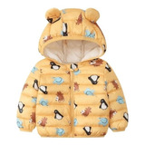 Chaqueta Parka Con Capucha Niño Y Niña