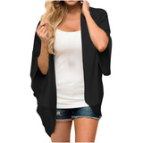 Cárdigan En Forma De X Para Mujer, Estilo Kimono, Holgado, M